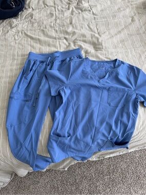 SOLD DON’T BUY Amazon Blue Women's Scrub Set